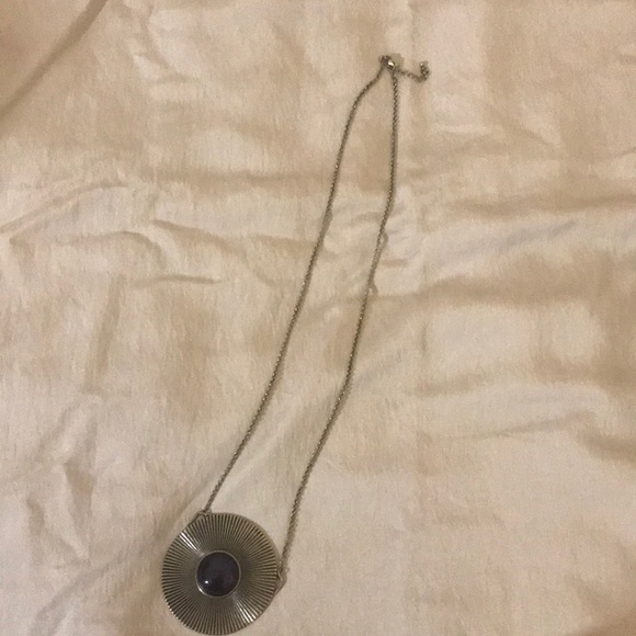 Purple Circle Necklace - Picture 4 of 4